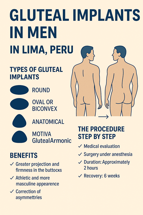 buttock implants for men in Lima Peru