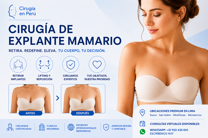 Explante Mamario en Lima Peru