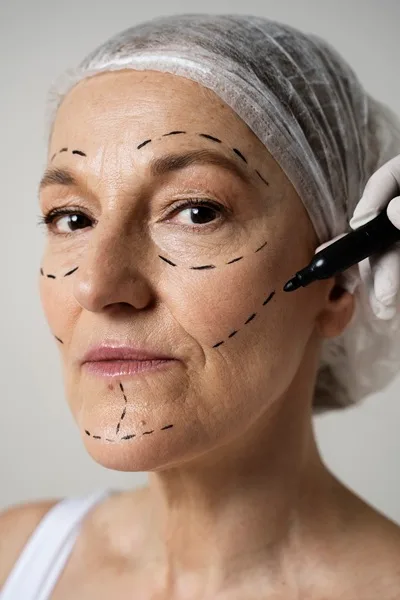 facial fat graft face