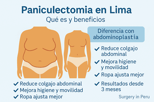 Paniculectomia en Lima
