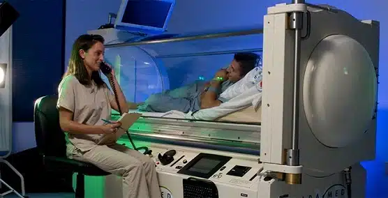 hyperbaric oxygen chamber