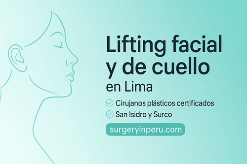 lifting facial y de cuello en lima peru