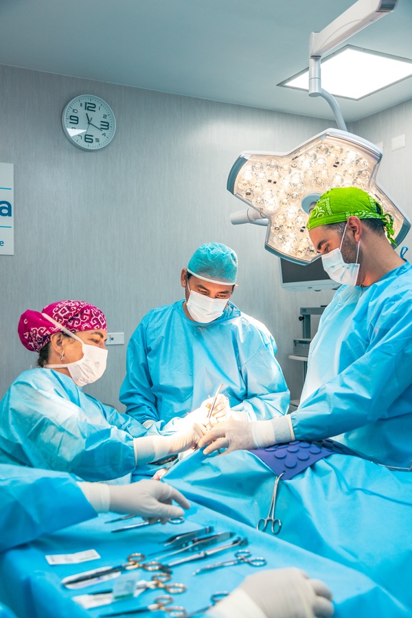 Modern operating room for plastic surgery in Lima Peru