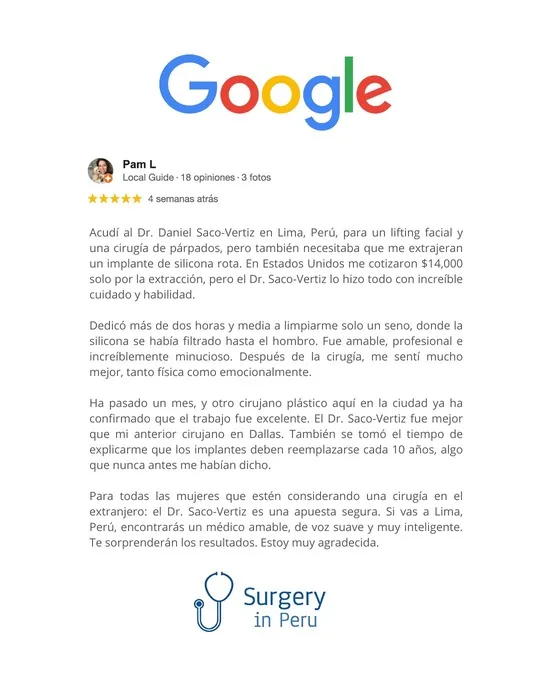 Opiniones reales surgeryinperu