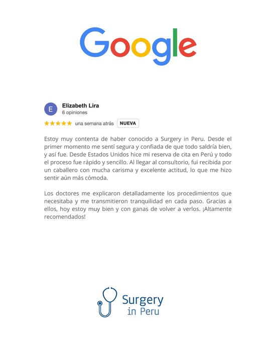 Opiniones reales surgeryinperu